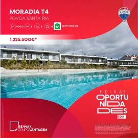 Moradia T4 para Venda em Póvoa de Santa Iria e Forte da Casa