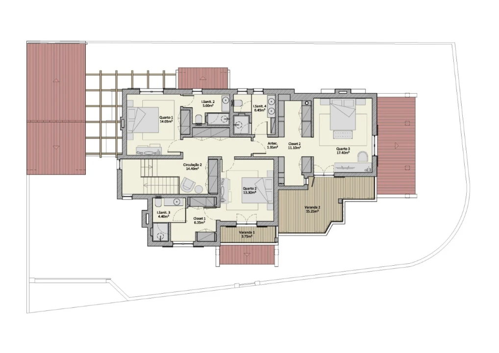 Moradia T4 para Venda em Cascais e Estoril Planta 2