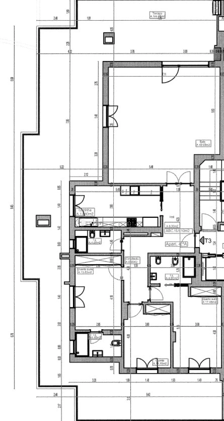 Apartamento T3 para Venda em Sacavém e Prior Velho Planta 1