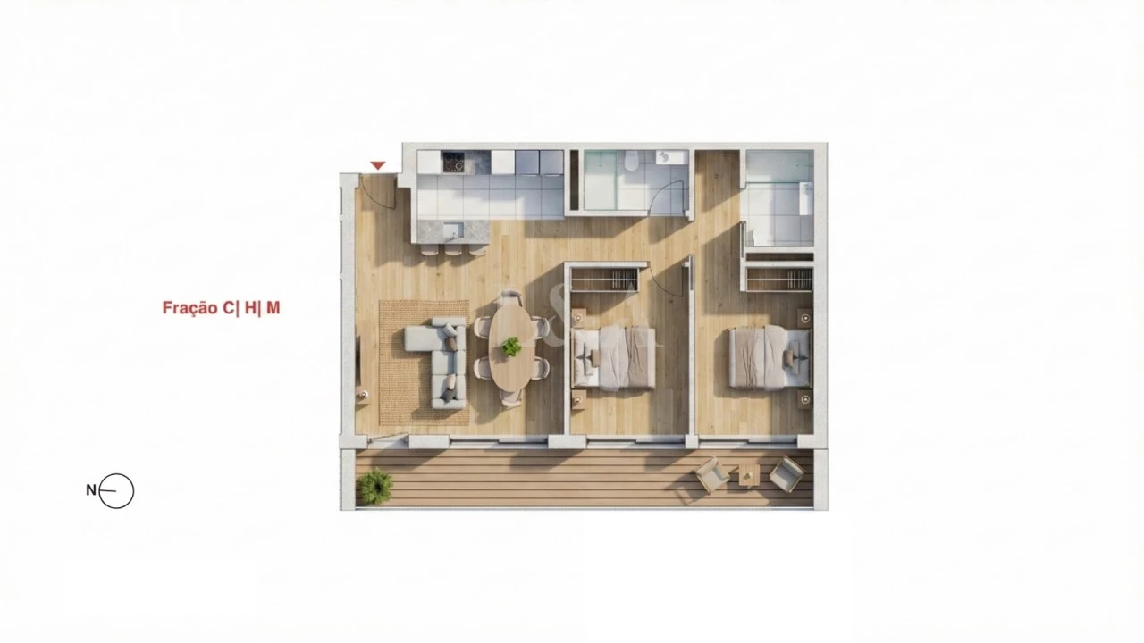 Apartamento T2 para Venda em Tavira (Santa Maria e Santiago) Foto 16