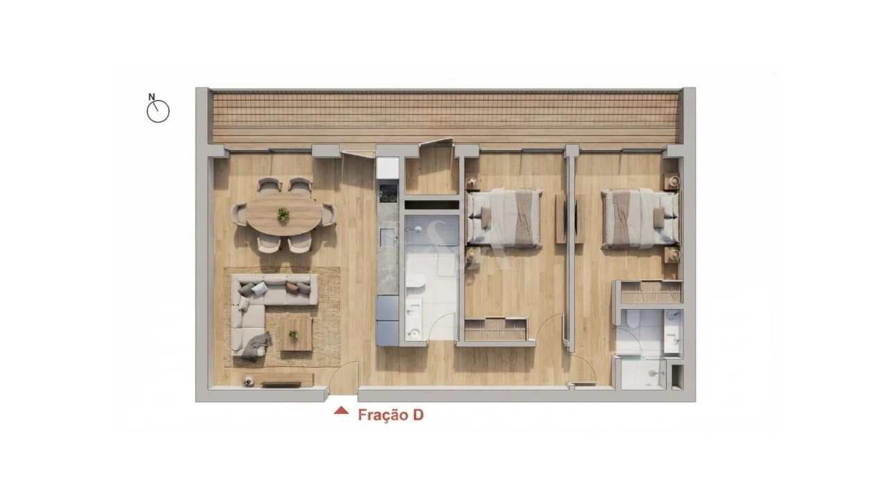 Apartamento T2 para Venda em Tavira (Santa Maria e Santiago) Foto 13