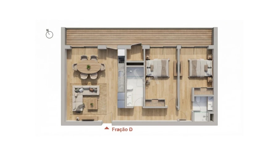 Apartamento T2 para Venda em Tavira (Santa Maria e Santiago) Foto 13