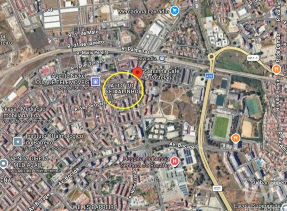 Apartamento T1 para Venda em Alto do Seixalinho, Santo André e Verderena Foto 8