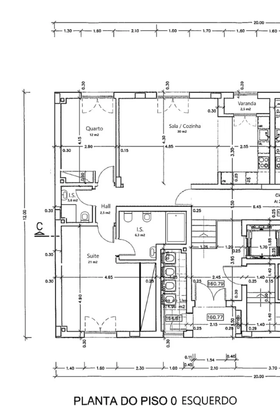 Apartamento T2 para Venda em Santo António dos Cavaleiros e Frielas Planta 1
