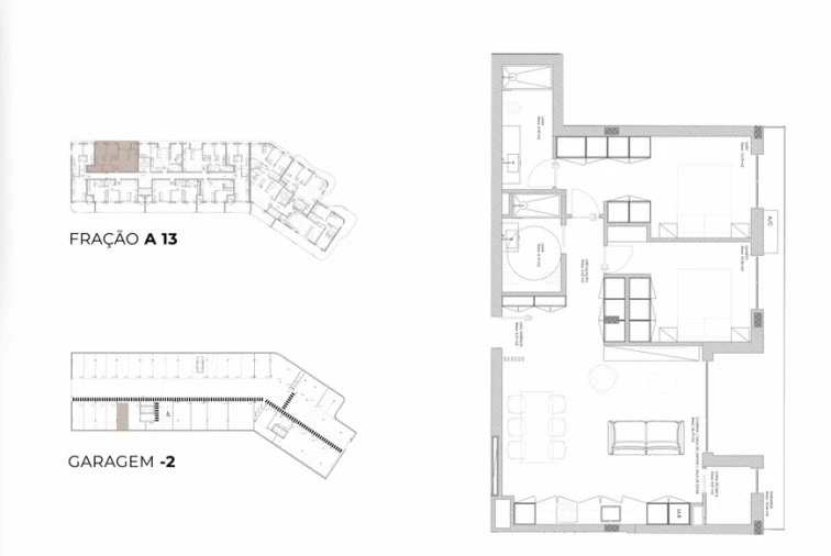 Apartamento T2 para Venda em Oliveira do Douro Planta 1