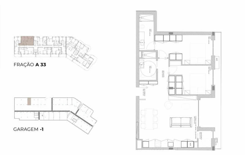 Apartamento T2 para Venda em Oliveira do Douro Planta 1
