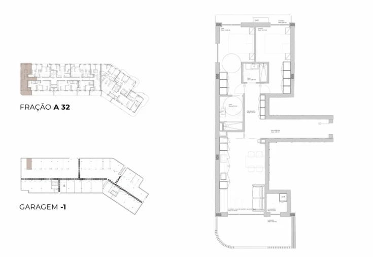 Apartamento T2 para Venda em Oliveira do Douro Planta 1