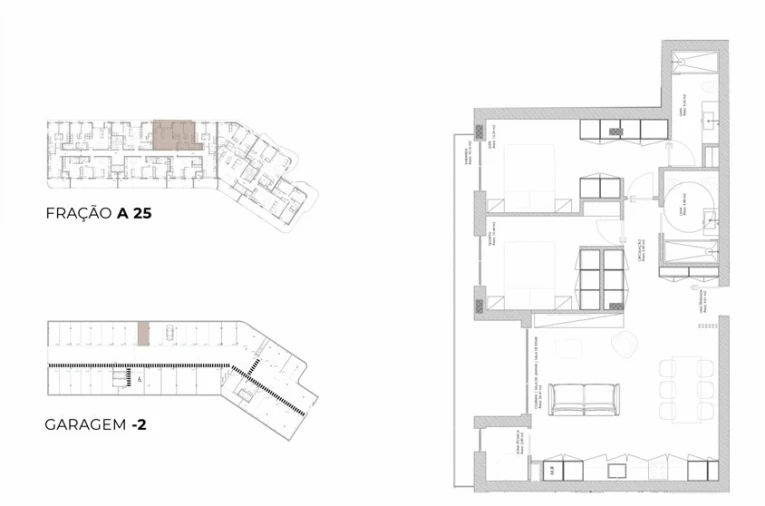 Apartamento T2 para Venda em Oliveira do Douro Planta 1