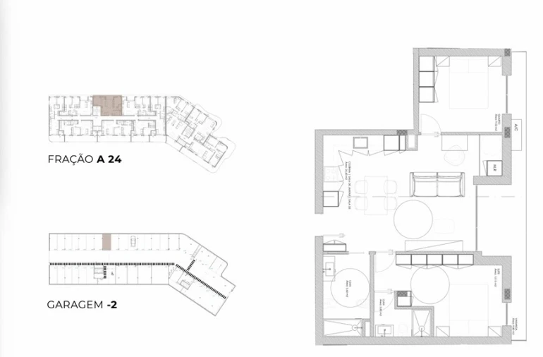 Apartamento T2 para Venda em Oliveira do Douro Planta 1