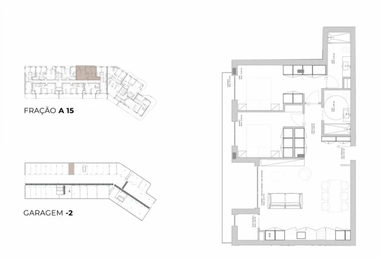 Apartamento T2 para Venda em Oliveira do Douro Planta 1