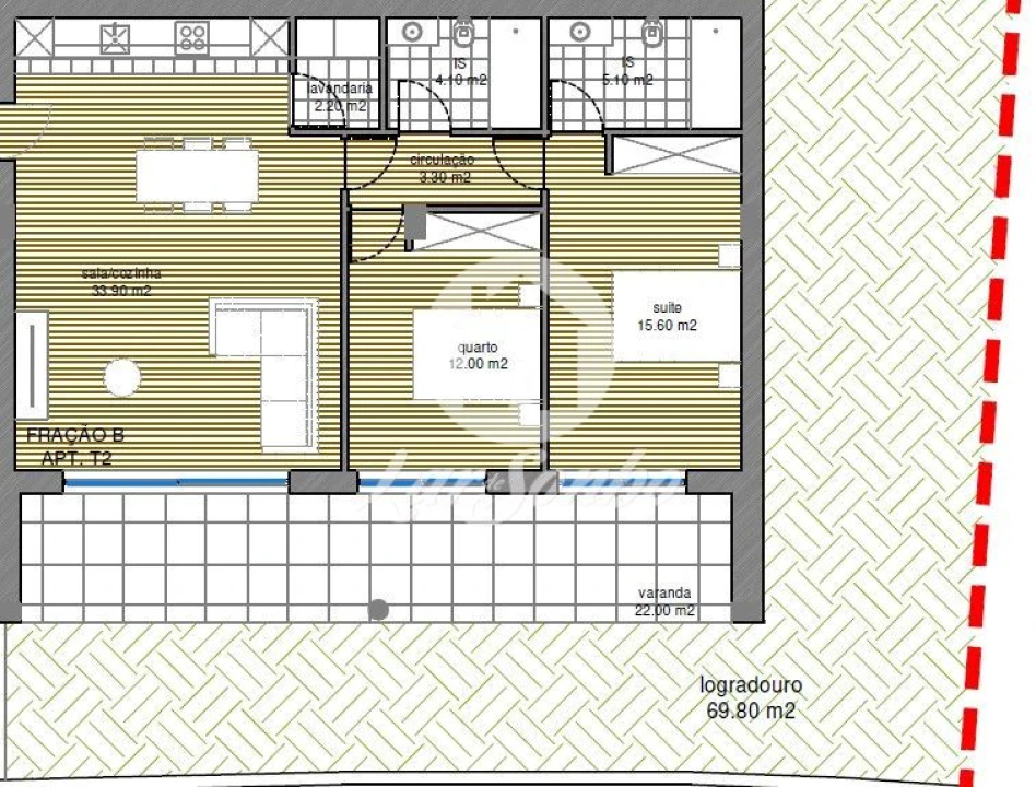 Apartamento T2 para Venda em Tamel (Santa Leocádia) e Vilar do Monte Foto 3