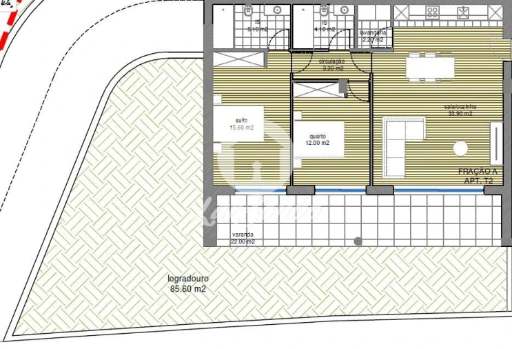 Apartamento T2 para Venda em Tamel (Santa Leocádia) e Vilar do Monte Foto 3