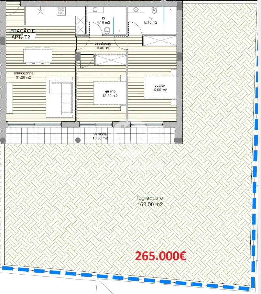 Apartamento T2 para Venda em Manhente Foto 2