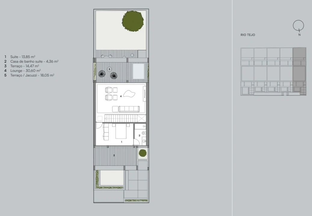 Moradia T5 para Venda em Alcantara Planta 3