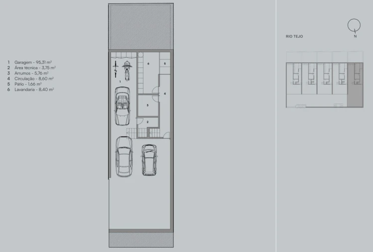 Moradia T5 para Venda em Alcantara Planta 4