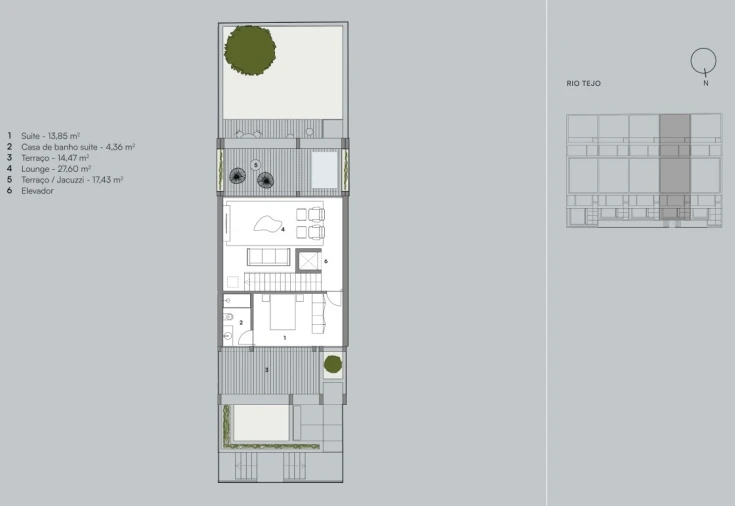 Moradia T5 para Venda em Alcantara Planta 3