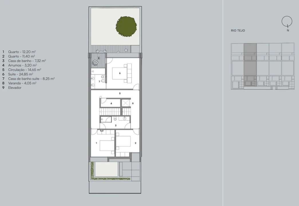 Moradia T5 para Venda em Alcantara Planta 2