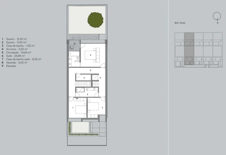 Moradia T5 para Venda em Alcantara Planta 2
