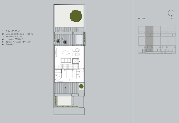 Moradia T5 para Venda em Alcantara Planta 3