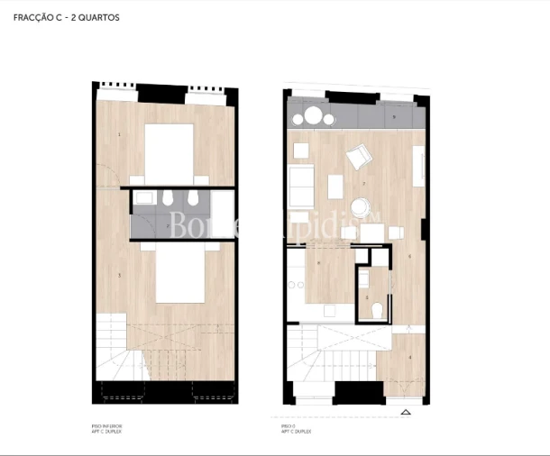 Apartamento T2 para Venda em Santo António Planta 1