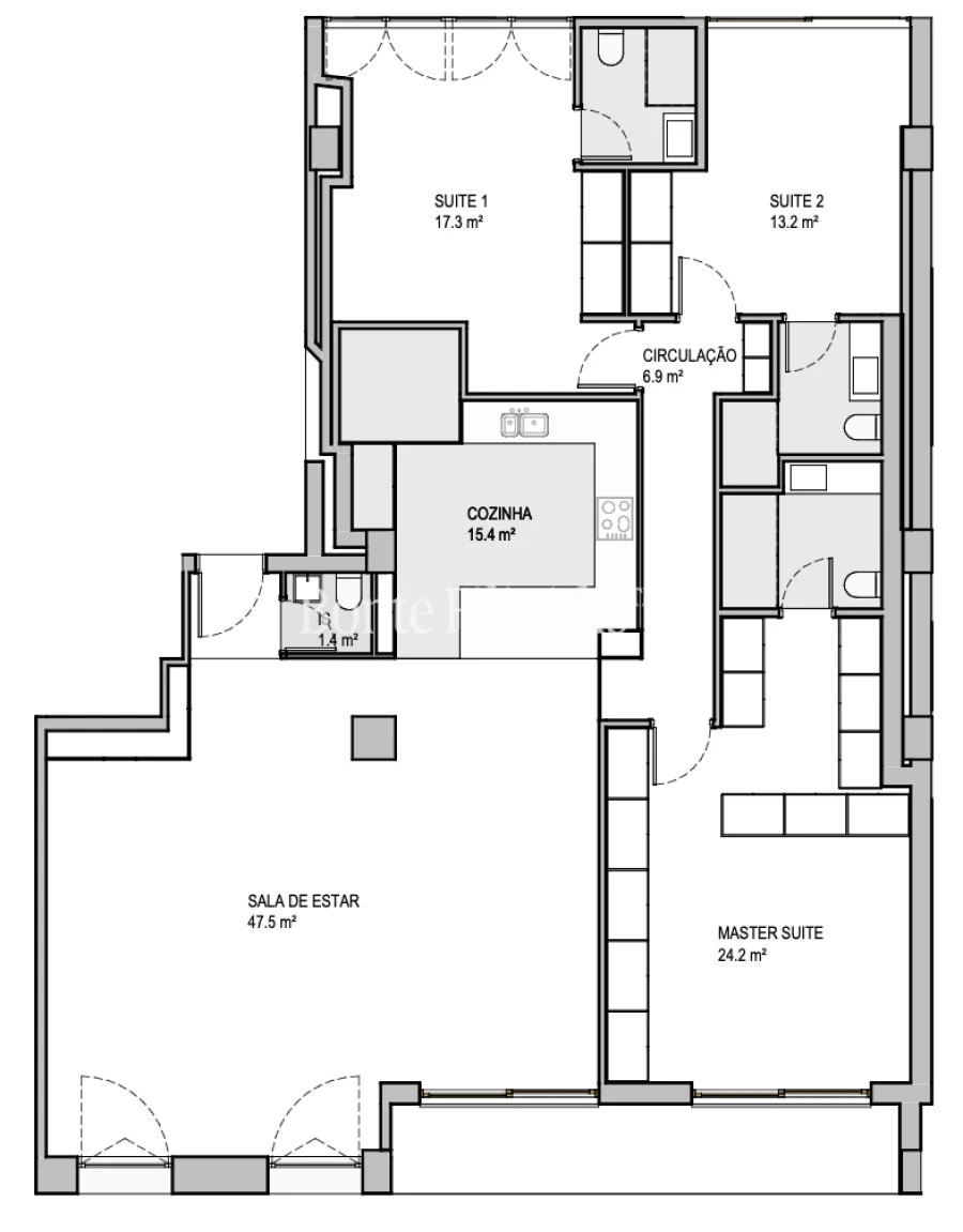 Apartamento T3 para Venda em Campo de Ourique Foto 31