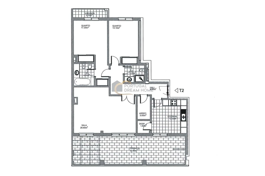 Apartamento T2 para Venda em Albufeira e Olhos de Água Foto 23