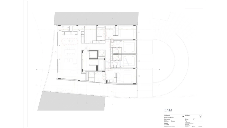 Apartamento T4 para Venda em Aldoar, Foz do Douro e Nevogilde Planta 1