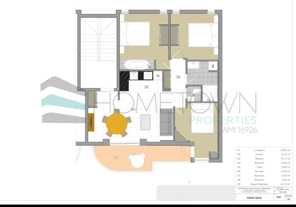 Apartamento T3 para Venda em Quarteira Foto 17