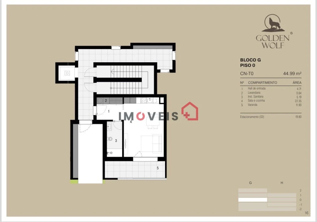Apartamento T0 para Venda em Leiria, Pousos, Barreira e Cortes Foto 5