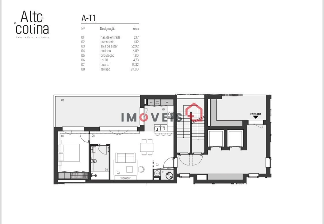 Apartamento T1 para Venda em Leiria, Pousos, Barreira e Cortes Foto 3