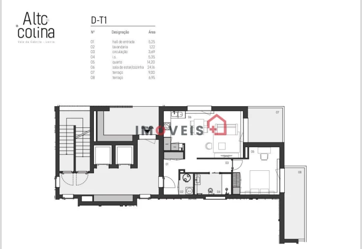 Apartamento T1 para Venda em Leiria, Pousos, Barreira e Cortes Foto 3