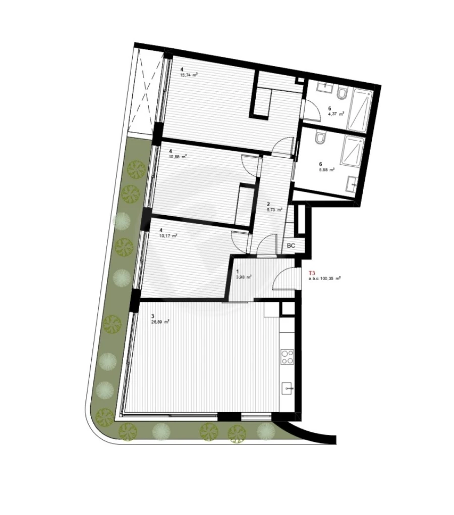 Apartamento T3 para Venda em Aver-O-Mar, Amorim e Terroso Foto 14