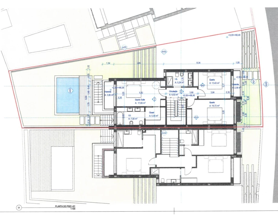 Moradia T3 para Venda em Carvoeira Planta 3