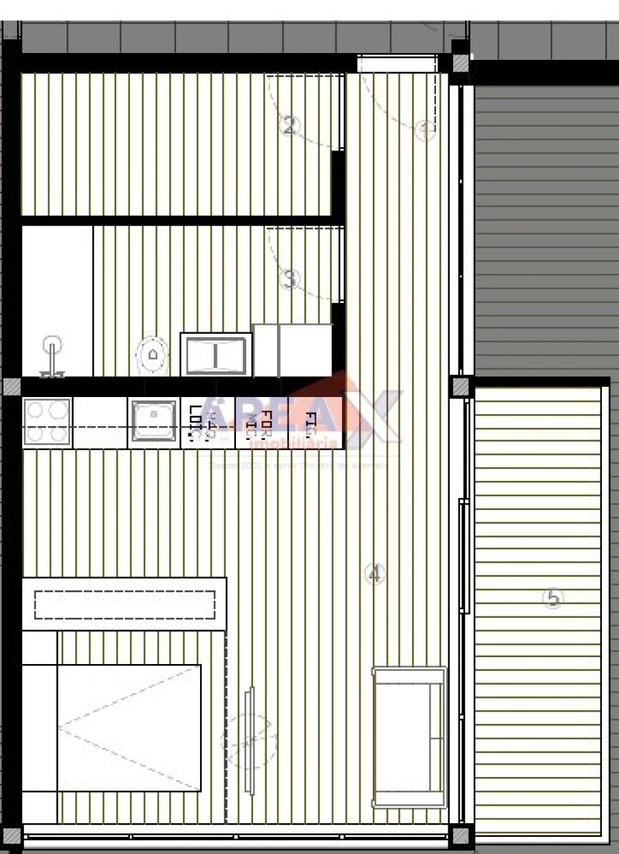 Apartamento T1 para Venda em São João da Madeira Foto 30