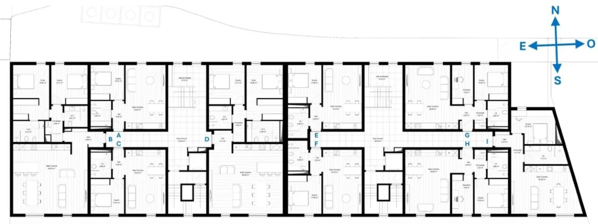 Apartamento T1 para Venda em Portimão Planta 2