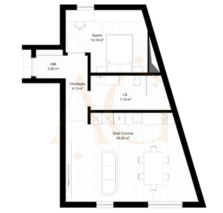 Apartamento T1 para Venda em Portimão Foto 14