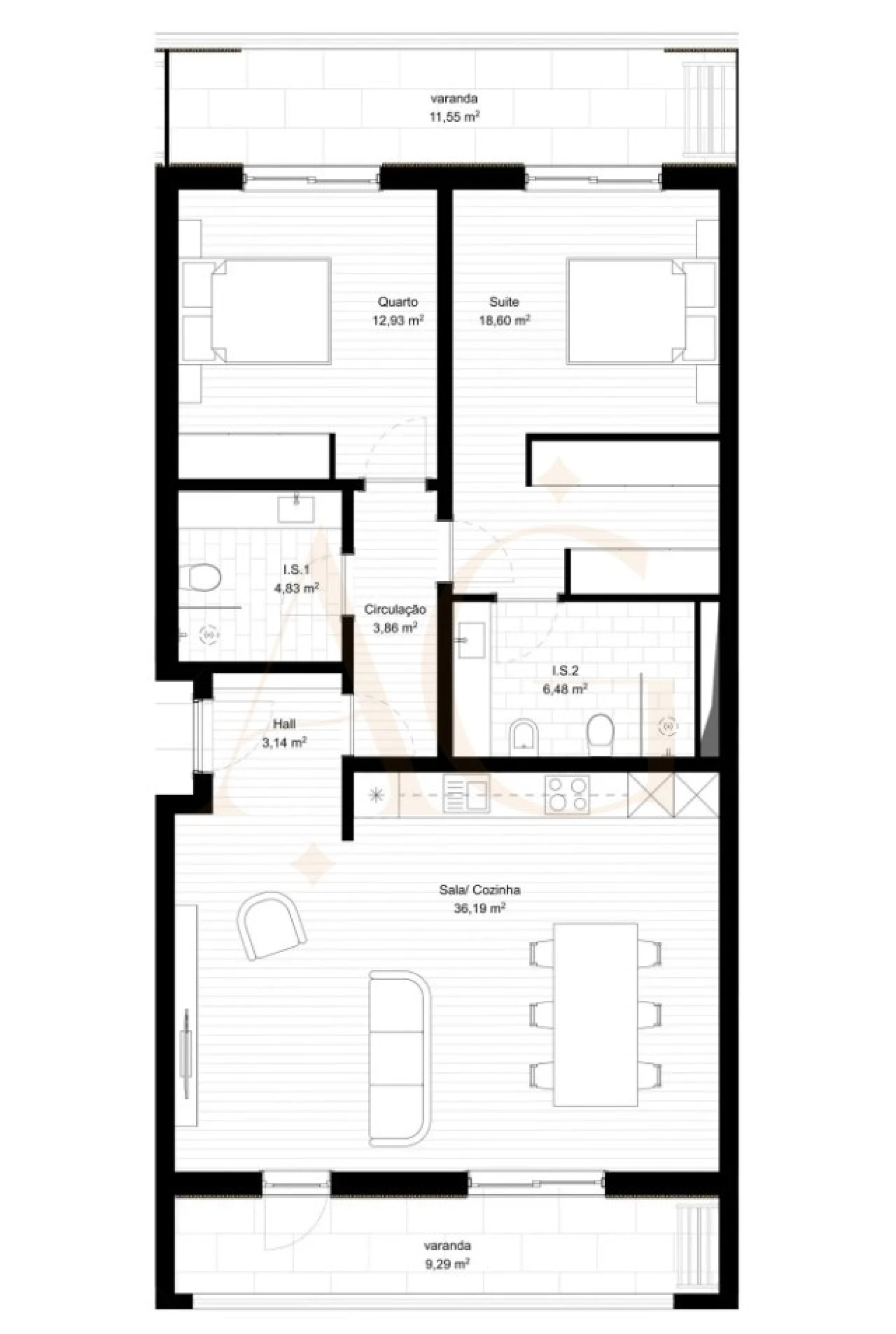 Apartamento T2 para Venda em Portimão Foto 14