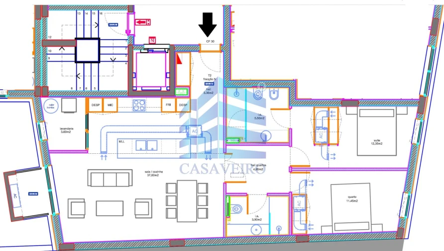 Apartamento T2 para Venda em São Bernardo Foto 12