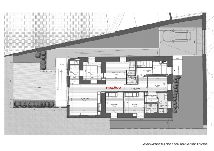 Apartamento T3 para Venda em São Vitor (Braga) Planta 1