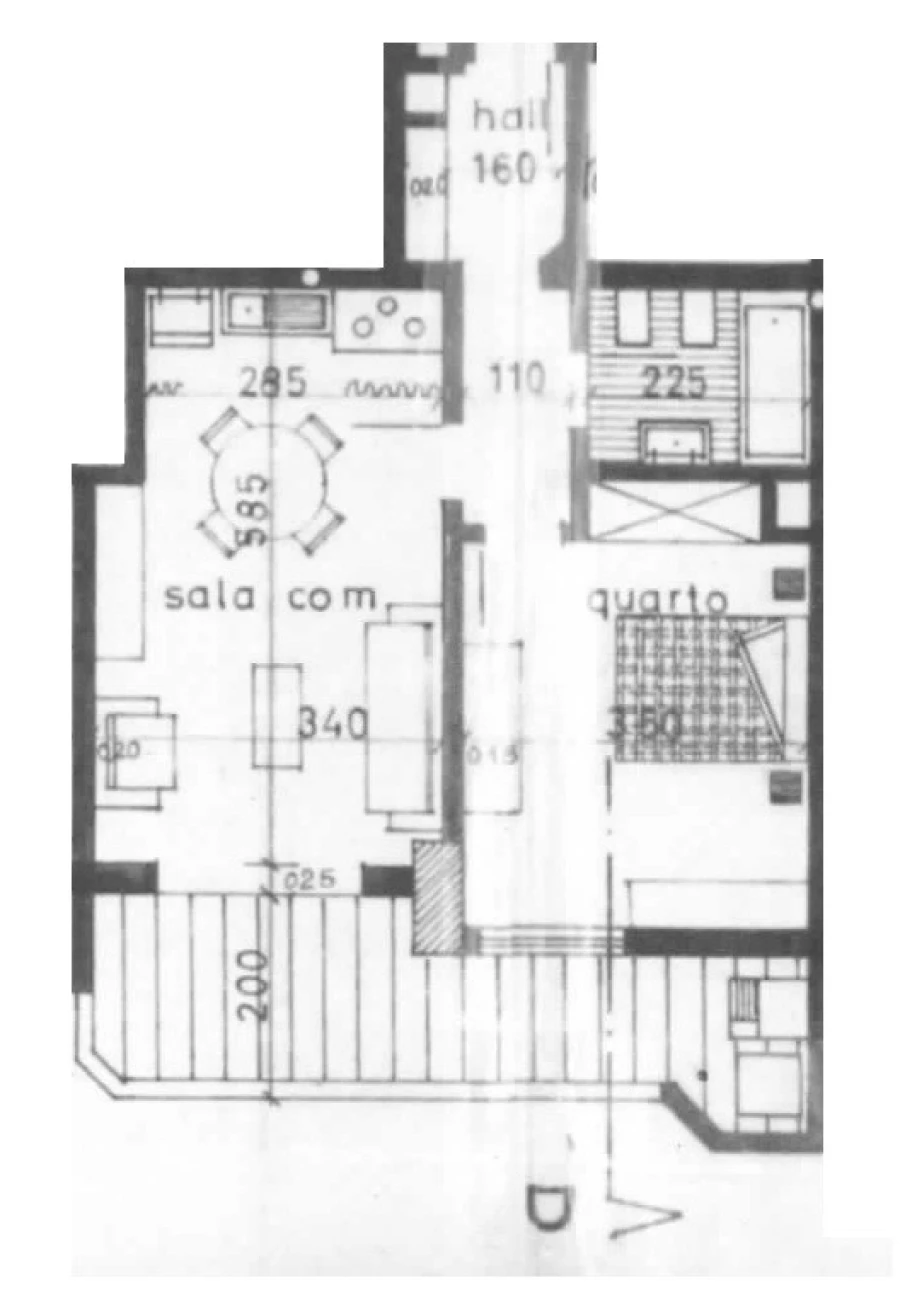 Apartamento T1 para Venda em Quarteira Planta 1