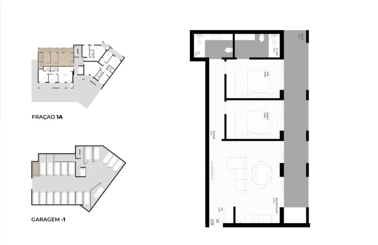 Apartamento T2 para Venda em Paranhos Planta 1