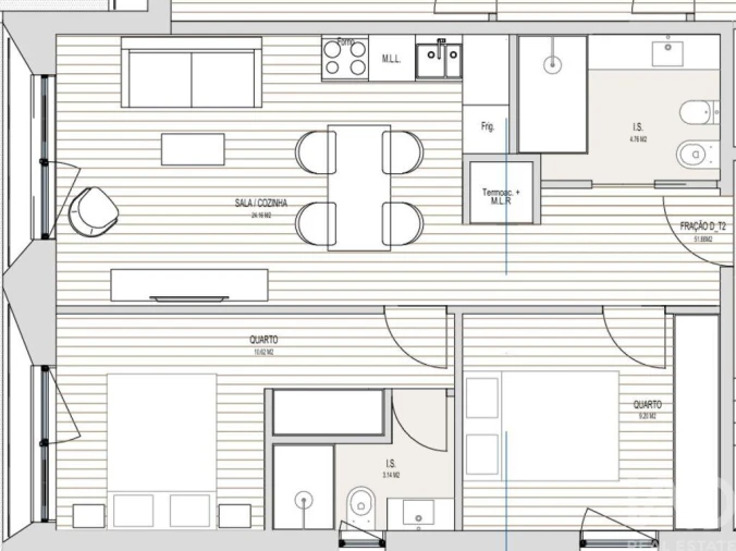 Apartamento T2 para Venda em Paranhos Foto 8