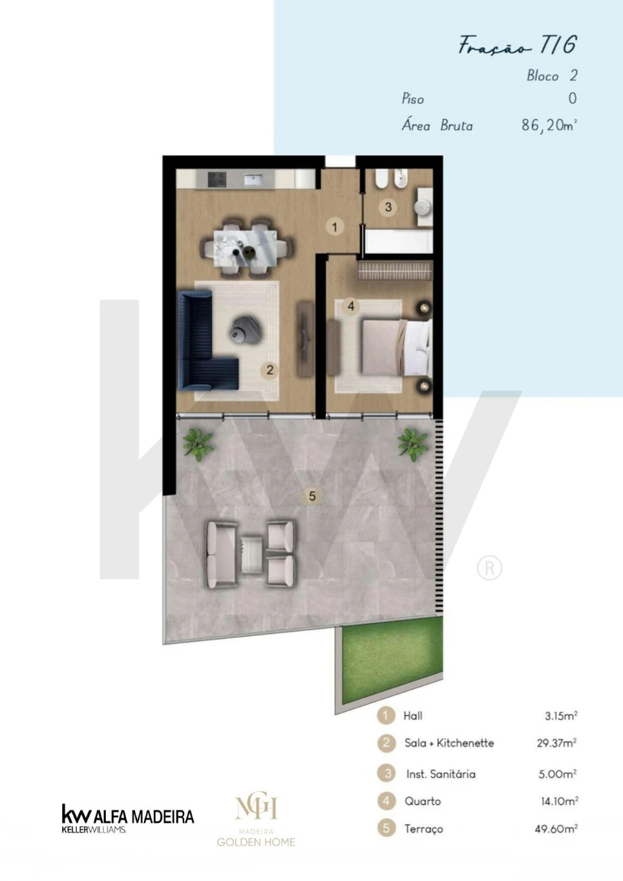 Apartamento T1 para Venda em São Martinho Foto 23