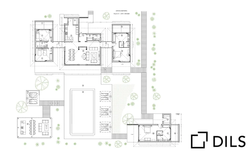 Moradia T4 para Venda em Comporta Planta 1
