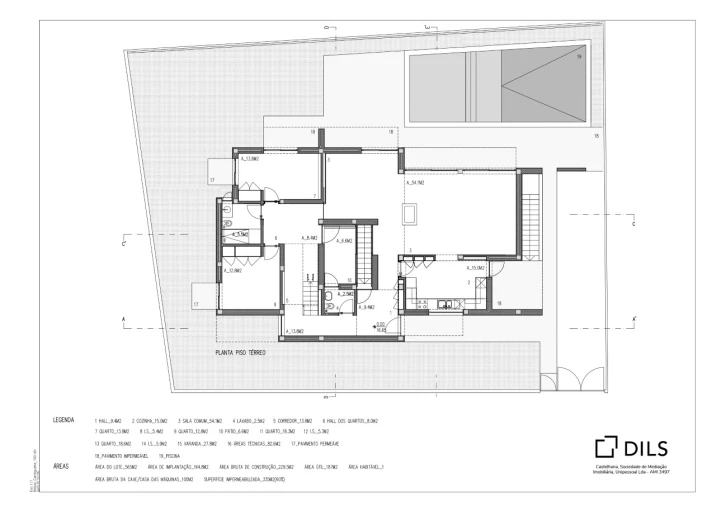 Moradia T4 para Venda em Comporta Planta 1