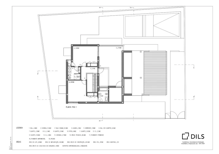 Moradia T4 para Venda em Comporta Planta 2