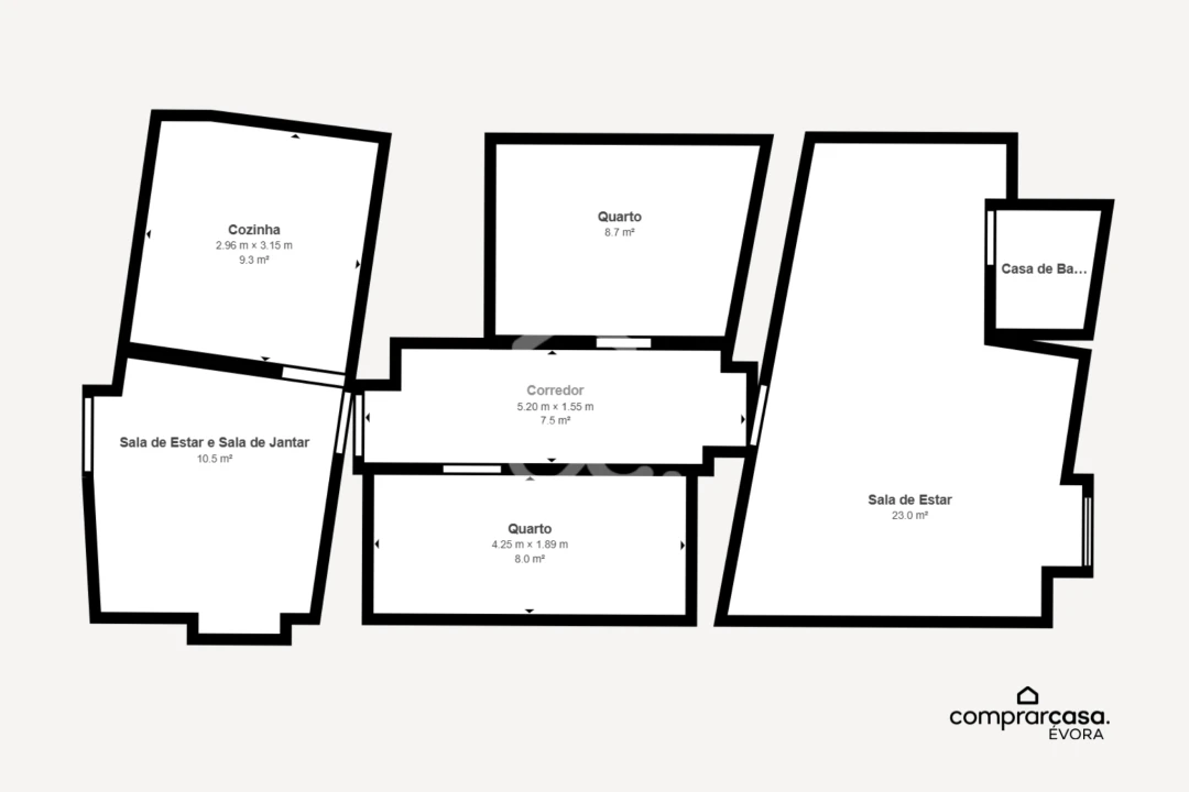 Moradia T2 para Venda em São Miguel de Machede Foto 16