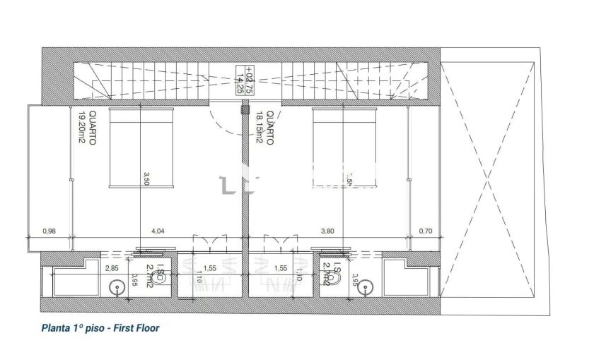 Moradia T3 para Venda em Faro (Sé e São Pedro) Planta 2