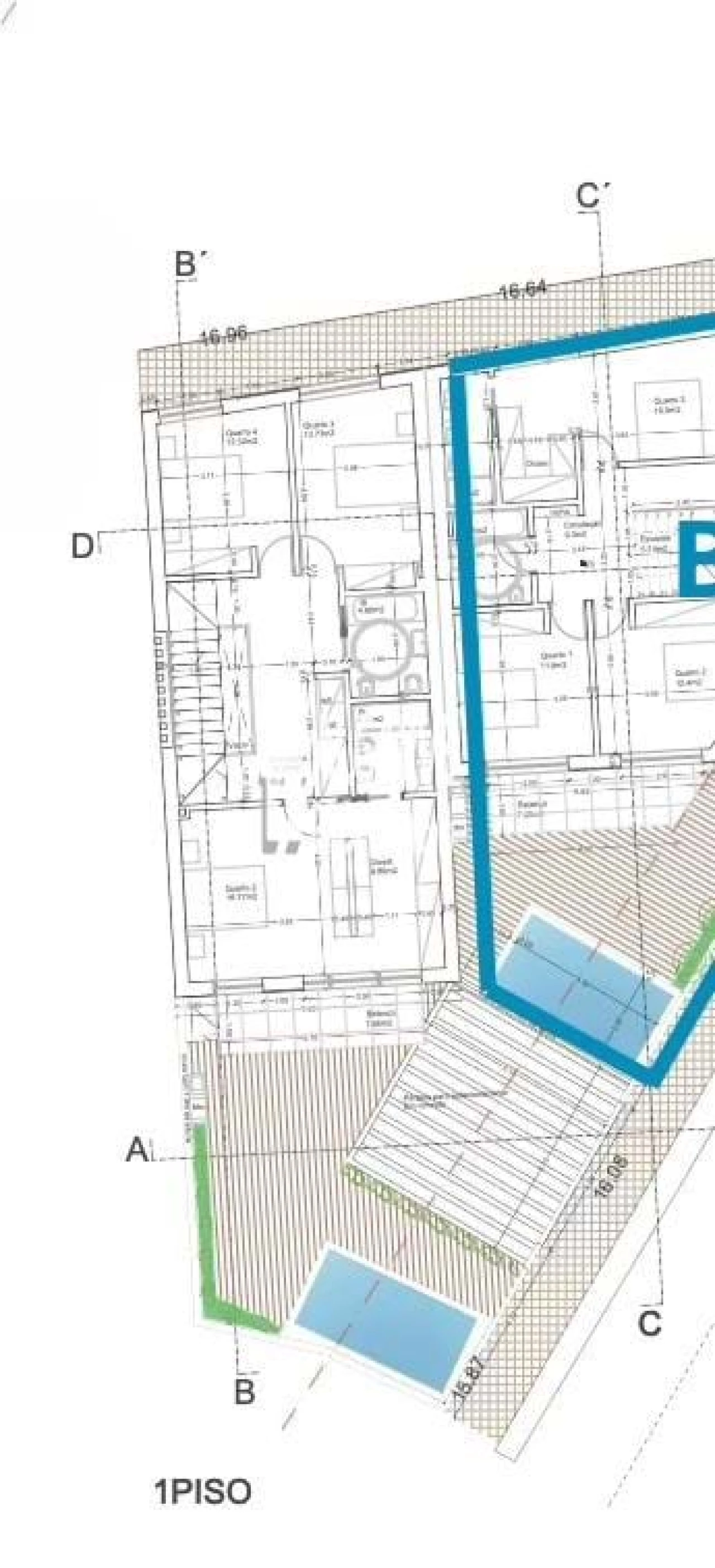 Moradia T4 para Venda em Montenegro Planta 5