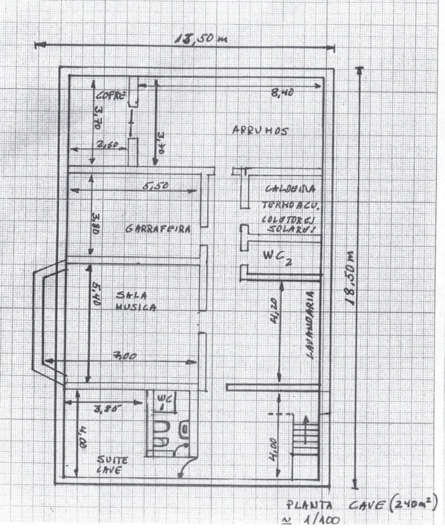 Moradia T7 para Venda em Lordelo do Ouro e Massarelos Planta 4